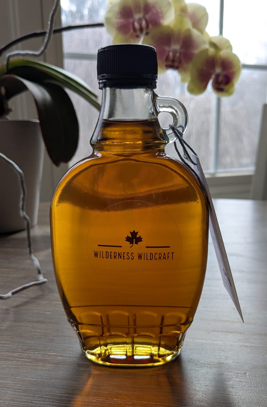 Maple Syrup - 1/2 Pint Oval Glass Bottle