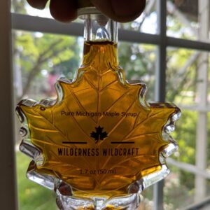 Maple Syrup - 50 ml Leaf Glass Bottle