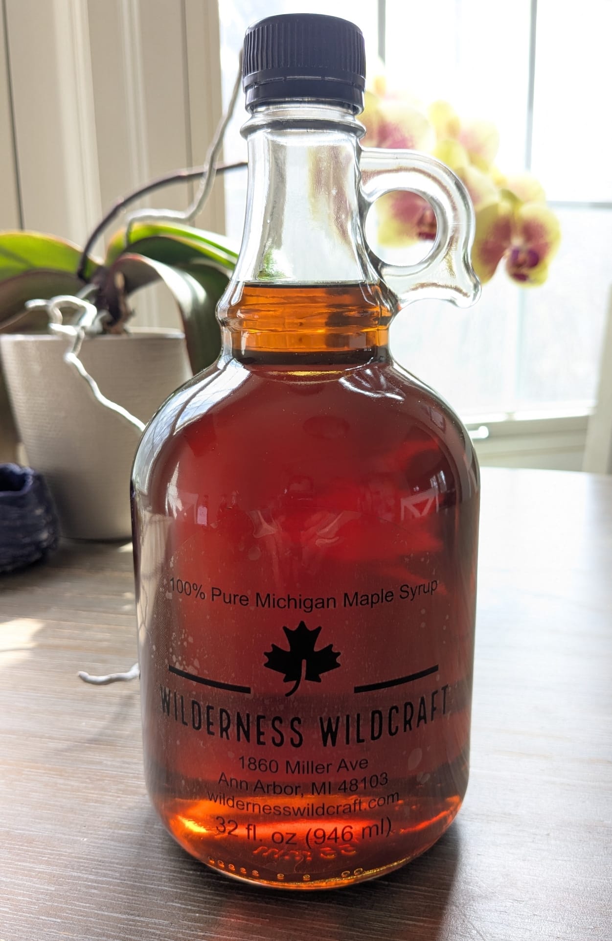 Maple Syrup - 1000 ml Glass Bottle