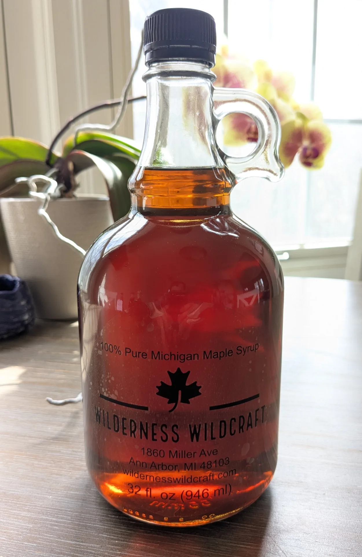 Maple Syrup - 1000 ml Glass Bottle
